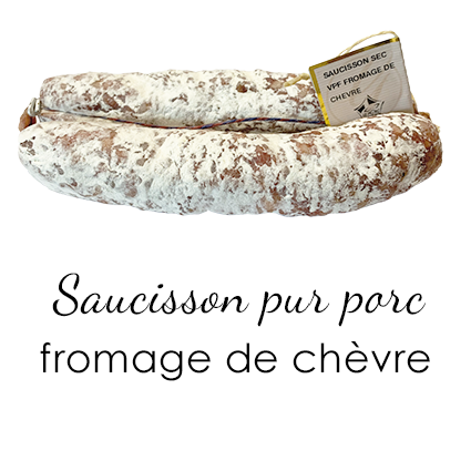 Saucisson sec au fromage de chèvre Fransal_Maison Giffaud