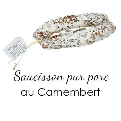 Saucisson sec au Camembert Fransal_Maison Giffaud