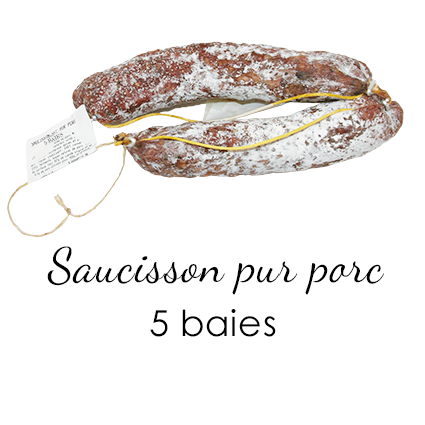 Saucisson sec aux 5 baies Fransal_Maison Giffaud