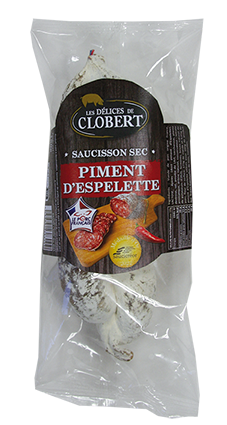 Saucissons Les Délices de Clobert au piment d'Espelette 180g_Maison Giffaud